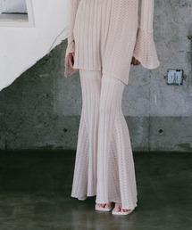 Ruh Dhan | Lace Paneled Flare Pants(その他パンツ)