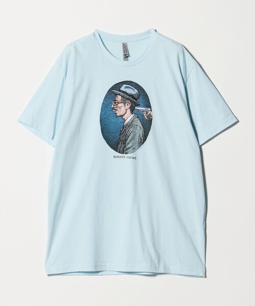 Steven Alan(スティーブンアラン)の「<ROBERT CRUMB> GUN SELF TEE/Tシャツ(Tシャツ/カットソー・メンズ・ライトブルー・M/XL/L)」の1枚目の写真
