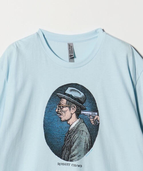 Steven Alan(スティーブンアラン)の「<ROBERT CRUMB> GUN SELF TEE/Tシャツ(Tシャツ/カットソー・メンズ・ライトブルー・M/XL/L)」の3枚目の写真