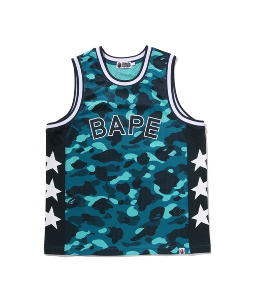 A BATHING APE タンクトップ　迷彩　キャミソール　カモフラ A BATHING APE（アベイシングエイプ）の「1ST CAMO BAPE STA TANK TOP
