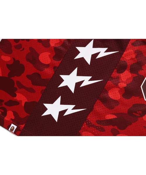 A BATHING APE(アベイシングエイプ)の「COLOR CAMO MESH MULTI LOGO RELAXED FIT TANK TOP(タンクトップ・メンズ・レッド/グリーン/パープル・SMALL/LARGE/X-LARGE/MEDIUM/XX-LARGE)」の9枚目の写真