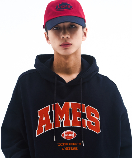 AMESWORLDWIDE（アメスワールドワイド）の「BASIC APPLIQUE HOODIE NAVY（パーカー・レディース・その他・LARGE/MEDIUM/SMALL）」の6枚目の写真