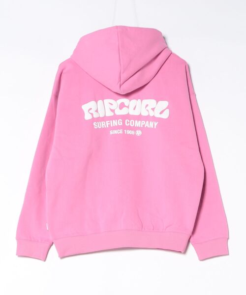 rip curl（リップカール）の「RIP CURL/リップカール SURF PUFF HERITAGE HOOD パーカー 06AWFL（パーカー・レディース・オフホワイト/ピンク・XS/S）」の3枚目の写真