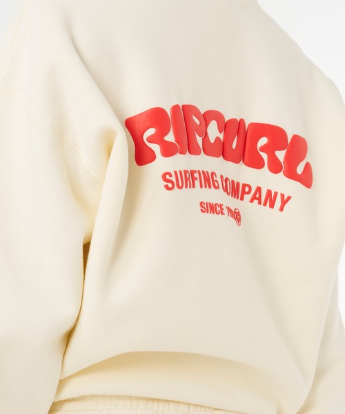 rip curl（リップカール）の「RIP CURL/リップカール SURF PUFF HERITAGE HOOD パーカー 06AWFL（パーカー・レディース・オフホワイト/ピンク・XS/S）」の7枚目の写真