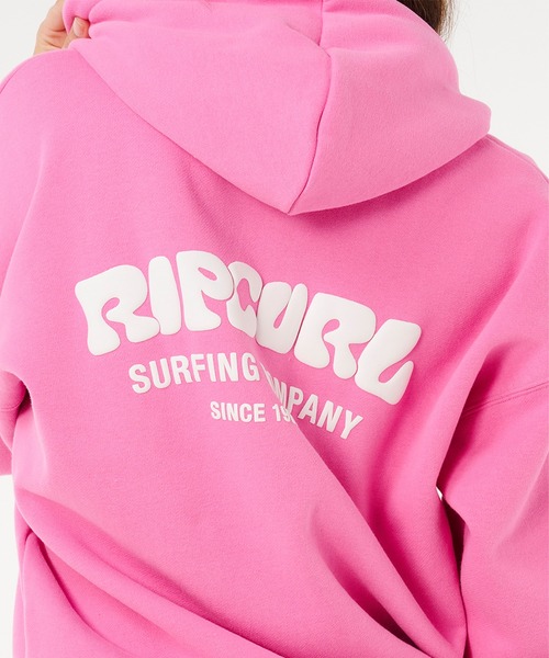 rip curl（リップカール）の「RIP CURL/リップカール SURF PUFF HERITAGE HOOD パーカー 06AWFL（パーカー・レディース・オフホワイト/ピンク・XS/S）」の11枚目の写真