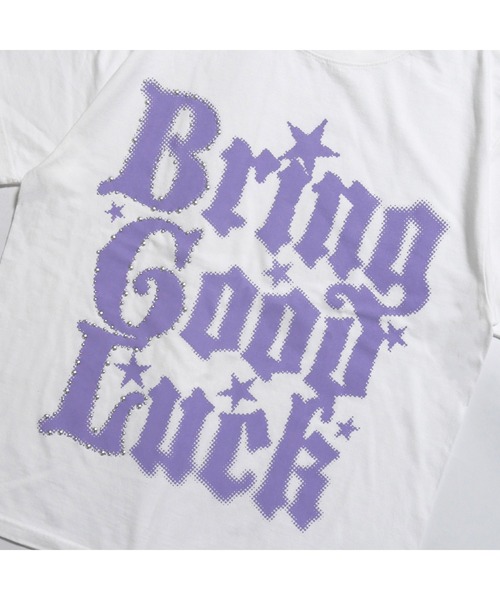 BGL(ビージーエル)の「BIG LOGO TEE /メッセージ / テキストロゴ / ビッグロゴ / プリント / スタッズ 半袖Tシャツ(Tシャツ/カットソー・レディース・ブラック/ネイビー/ホワイト・S/M/L)」の21枚目の写真