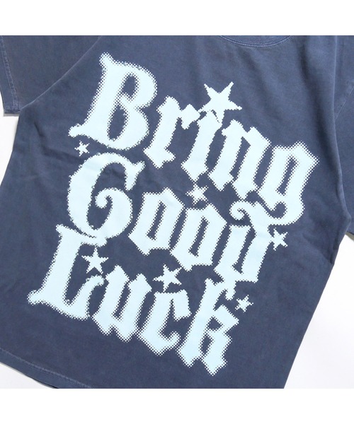 BGL(ビージーエル)の「BIG LOGO TEE /メッセージ / テキストロゴ / ビッグロゴ / プリント / スタッズ 半袖Tシャツ(Tシャツ/カットソー・レディース・ブラック/ネイビー/ホワイト・S/M/L)」の6枚目の写真