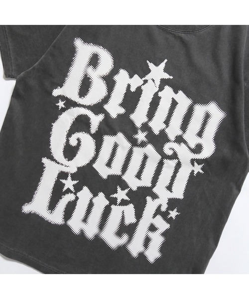 BGL(ビージーエル)の「BIG LOGO TEE /メッセージ / テキストロゴ / ビッグロゴ / プリント / スタッズ 半袖Tシャツ(Tシャツ/カットソー・レディース・ブラック/ネイビー/ホワイト・S/M/L)」の17枚目の写真