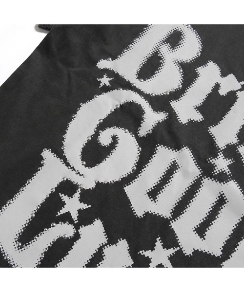 BGL(ビージーエル)の「BIG LOGO TEE /メッセージ / テキストロゴ / ビッグロゴ / プリント / スタッズ 半袖Tシャツ(Tシャツ/カットソー・レディース・ブラック/ネイビー/ホワイト・S/M/L)」の18枚目の写真