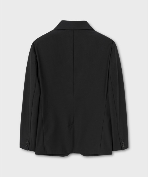 NONBLANK（ノンブランク）の「[夏]ハイクールセミオーバーフィットブレザー_BLACK（テーラードジャケット・メンズ・ブラック・MEDIUM/LARGE/X-LARGE）」の3枚目の写真