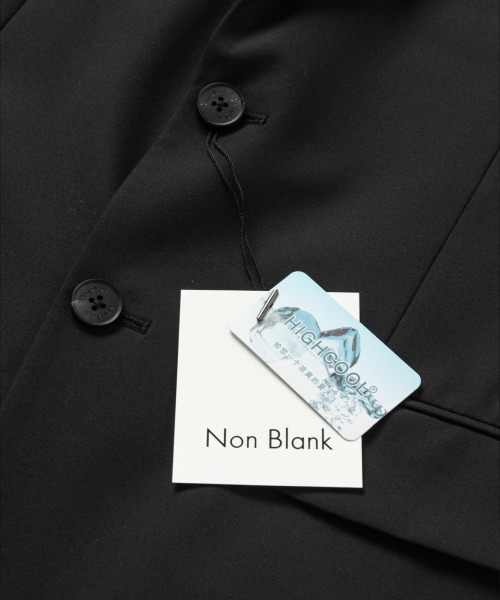 NONBLANK（ノンブランク）の「[夏]ハイクールセミオーバーフィットブレザー_BLACK（テーラードジャケット・メンズ・ブラック・MEDIUM/LARGE/X-LARGE）」の9枚目の写真
