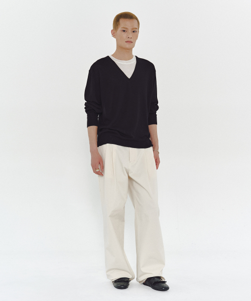 MMIC(エムエムアイシー)の「INSERT KNIT (BLACK)(ニット/セーター・メンズ・その他・MEDIUM/LARGE)」の4枚目の写真