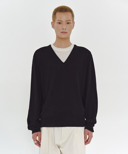 MMIC(エムエムアイシー)の「INSERT KNIT (BLACK)(ニット/セーター・メンズ・その他・MEDIUM/LARGE)」の2枚目の写真