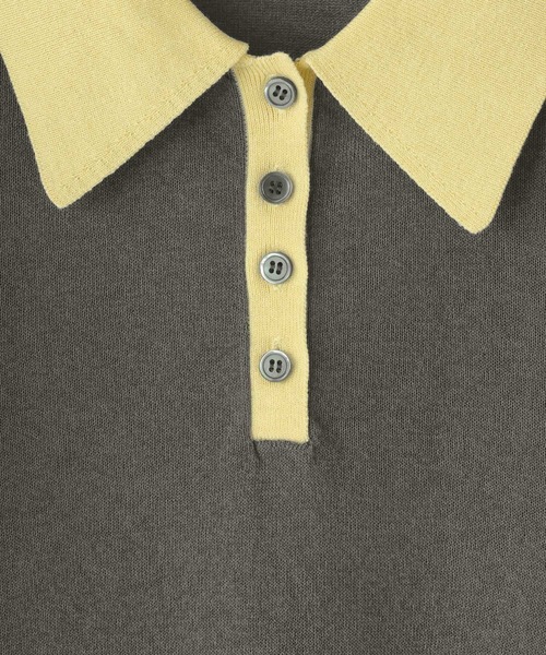 LOWRYS FARM（ローリーズファーム）の「シアーアソートポロ５Ｓ 666291（ポロシャツ・レディース・レッド/アイボリー/グレー/ブルー・FREE）」の13枚目の写真