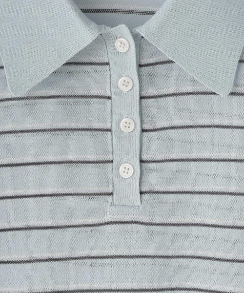 LOWRYS FARM（ローリーズファーム）の「シアーアソートポロ５Ｓ 666291（ポロシャツ・レディース・レッド/アイボリー/グレー/ブルー・FREE）」の15枚目の写真