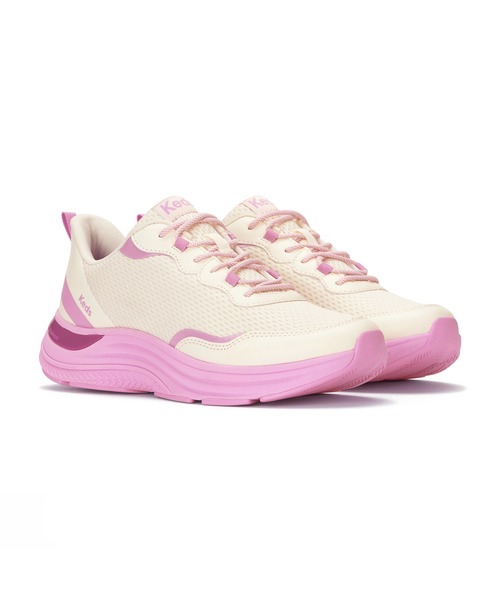 Keds(ケッズ)の「Keds ブリスムーブ レース メッシュ/レザー ナチュラルホワイト(スニーカー・レディース・オフホワイト・23.0cm/23.5cm/24.0cm/24.5cm/25.0cm/22.5cm)」の1枚目の写真
