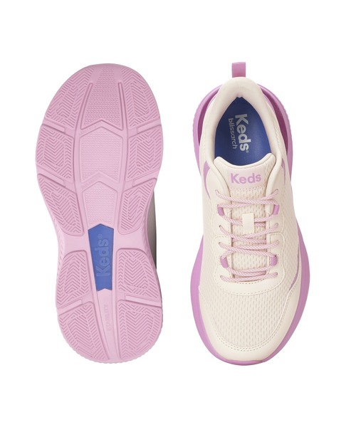 Keds(ケッズ)の「Keds ブリスムーブ レース メッシュ/レザー ナチュラルホワイト(スニーカー・レディース・オフホワイト・23.0cm/23.5cm/24.0cm/24.5cm/25.0cm/22.5cm)」の5枚目の写真