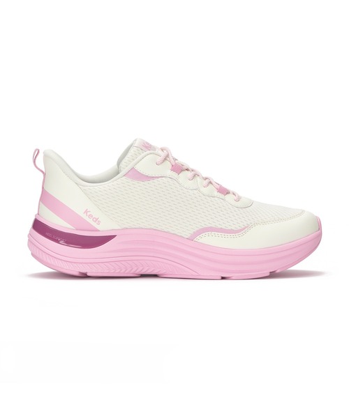 Keds(ケッズ)の「Keds ブリスムーブ レース メッシュ/レザー ナチュラルホワイト(スニーカー・レディース・オフホワイト・23.0cm/23.5cm/24.0cm/24.5cm/25.0cm/22.5cm)」の2枚目の写真
