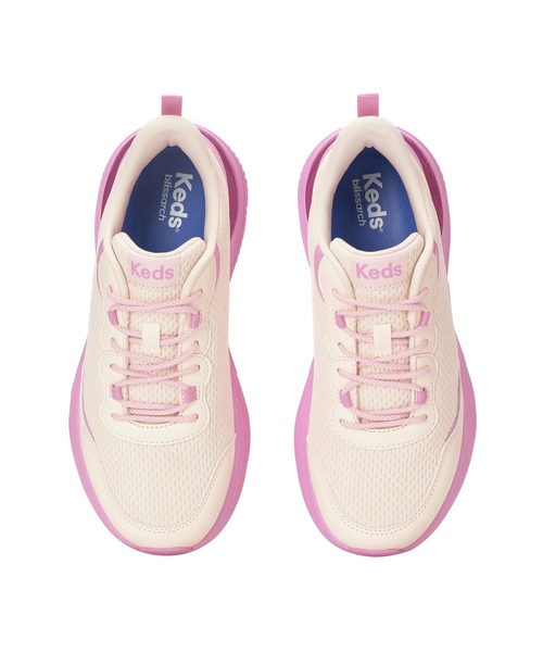 Keds(ケッズ)の「Keds ブリスムーブ レース メッシュ/レザー ナチュラルホワイト(スニーカー・レディース・オフホワイト・23.0cm/23.5cm/24.0cm/24.5cm/25.0cm/22.5cm)」の3枚目の写真