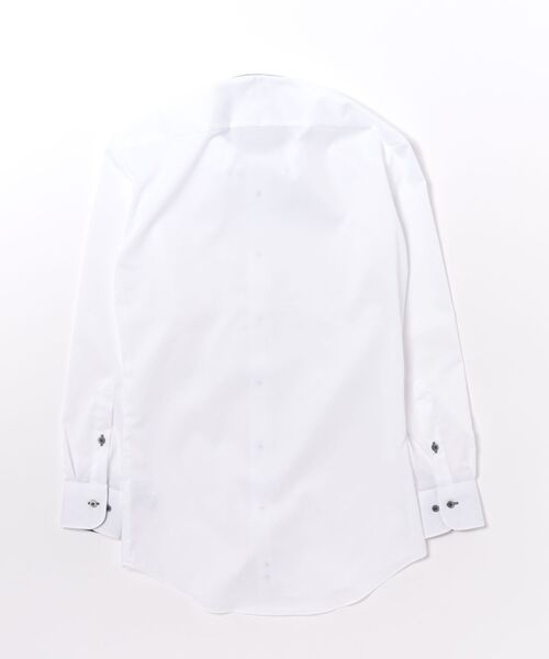 TOKYO SHIRTS（トウキョウシャツ）の「【超形態安定】【吸水速乾】 形態安定ノンアイロン ボタンダウン 長袖ビジネスワイシャツ（ビジネスシャツ・メンズ・ホワイト・首回り43cm-裄丈86cm/首回り43cm-裄丈82cm/首回り42cm-裄丈86cm/首回り42cm-裄丈82cm/首回り41cm-裄丈86cm/首回り41cm-裄丈82cm/首回り39cm-裄丈84cm/首回り39cm-裄丈80cm/首回り37cm-裄丈84cm/首回り37cm-裄丈80cm）」の7枚目の写真