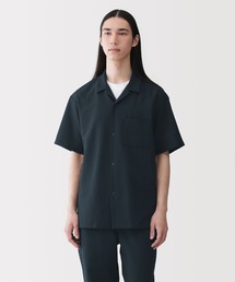 MUJI Labo〕紳士 和紙混ドビー織り 半袖シャツ（シャツ/ブラウス