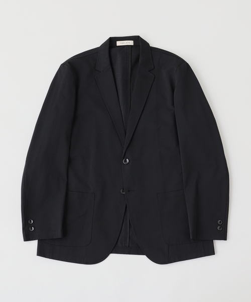 B.C STOCK(ベーセーストック)の「ハイブリッドジャージージャケット(テーラードジャケット・メンズ・ブラック/ネイビー・X-LARGE/LARGE/MEDIUM)」の2枚目の写真