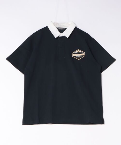 Eddie Bauer(エディーバウアー)の「半袖 ラグビーシャツ(ポロシャツ・メンズ・ブルーグレー/バーガンディー/カーキ/ネイビー・S/M/L/XL/XXL)」の8枚目の写真