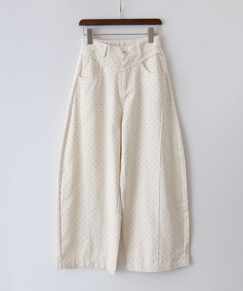 SpRay（スプレイ）の「ドットバレルパンツ（その他パンツ・レディース・ネイビー/アイボリー・MEDIUM）」の14枚目の写真