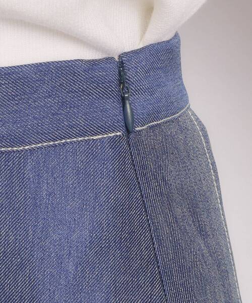 ITS'DEMO（イッツデモ）の「【洗濯機OK】デニム風スカート（スカート・レディース・ネイビー/ブラック・00）」の15枚目の写真