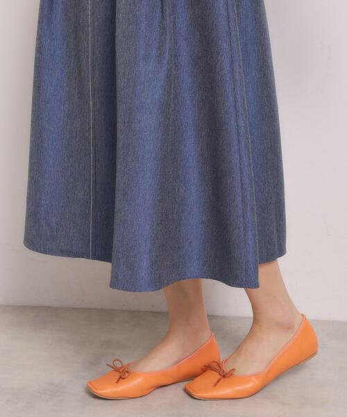 ITS'DEMO（イッツデモ）の「【洗濯機OK】デニム風スカート（スカート・レディース・ネイビー/ブラック・00）」の17枚目の写真