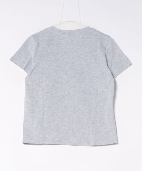 Sibra(シブラ)の「配色ハートコラージュプリント半袖Tシャツ(Tシャツ/カットソー・レディース・グレー/ホワイト・M)」の3枚目の写真