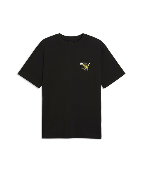 PUMA(プーマ)の「PUMA プーマ メンズ グラフィックス バブル フォント リラックス 半袖 Tシャ(Tシャツ/カットソー・メンズ・ブラック/ホワイト・LARGE/X-LARGE/XX-LARGE/SMALL/MEDIUM)」の5枚目の写真