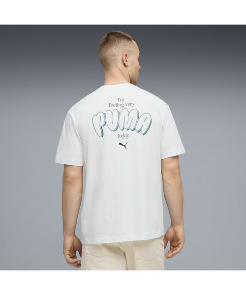 PUMA(プーマ)の「PUMA プーマ メンズ グラフィックス バブル フォント リラックス 半袖 Tシャ(Tシャツ/カットソー・メンズ・ブラック/ホワイト・LARGE/X-LARGE/XX-LARGE/SMALL/MEDIUM)」の7枚目の写真