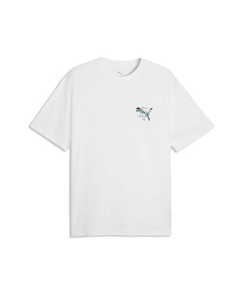 PUMA(プーマ)の「PUMA プーマ メンズ グラフィックス バブル フォント リラックス 半袖 Tシャ(Tシャツ/カットソー・メンズ・ブラック/ホワイト・LARGE/X-LARGE/XX-LARGE/SMALL/MEDIUM)」の9枚目の写真