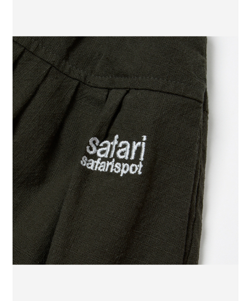SAFARISPOT（サファリスポット）の「ベーシックサファリラッフルマキシスカート（ブラウン）（スカート・レディース・その他・1）」の4枚目の写真