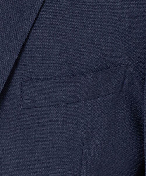 A DAY IN THE LIFE UNITED ARROWS(アデイインザライフユナイテッドアローズ)の「ハイツイスト バーズアイ ドビー 2ボタンジャケット-セットアップ対応・ウォッシャブル-<A DAY IN THE LIFE>(テーラードジャケット・メンズ・モカ/ダークグレー/ロイヤルブルー・M/XL/L/S)」の14枚目の写真