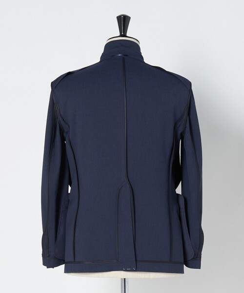 A DAY IN THE LIFE UNITED ARROWS(アデイインザライフユナイテッドアローズ)の「ハイツイスト バーズアイ ドビー 2ボタンジャケット-セットアップ対応・ウォッシャブル-<A DAY IN THE LIFE>(テーラードジャケット・メンズ・モカ/ダークグレー/ロイヤルブルー・M/XL/L/S)」の6枚目の写真