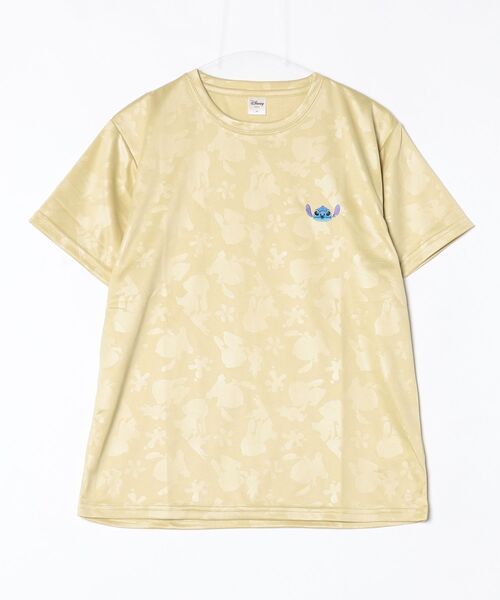 Disney(ディズニー)の「【DISNEY/ディズニー】胸ワンポイントキャラクター総柄DRYメッシュ半袖Tシャツ(吸水速乾)(Tシャツ/カットソー・レディース・ピンク/ライム/ラベンダー/ネイビー・LARGE/MEDIUM)」の8枚目の写真