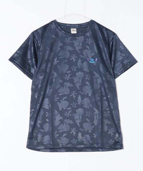 Disney(ディズニー)の「【DISNEY/ディズニー】胸ワンポイントキャラクター総柄DRYメッシュ半袖Tシャツ(吸水速乾)(Tシャツ/カットソー・レディース・ピンク/ライム/ラベンダー/ネイビー・LARGE/MEDIUM)」の10枚目の写真