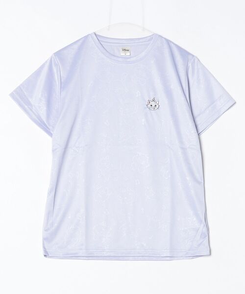 Disney(ディズニー)の「【DISNEY/ディズニー】胸ワンポイントキャラクター総柄DRYメッシュ半袖Tシャツ(吸水速乾)(Tシャツ/カットソー・レディース・ピンク/ライム/ラベンダー/ネイビー・LARGE/MEDIUM)」の12枚目の写真