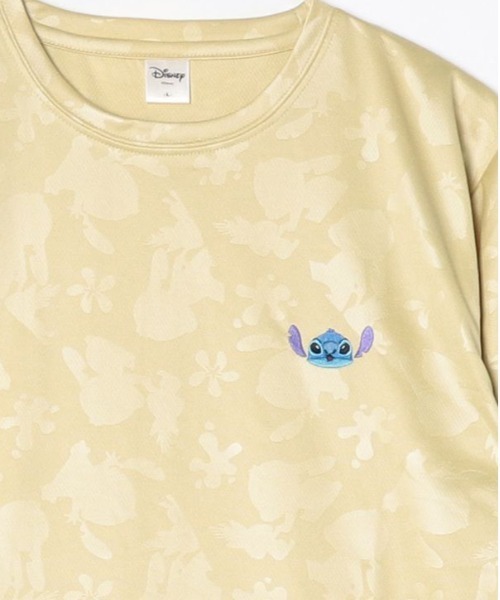Disney(ディズニー)の「【DISNEY/ディズニー】胸ワンポイントキャラクター総柄DRYメッシュ半袖Tシャツ(吸水速乾)(Tシャツ/カットソー・レディース・ピンク/ライム/ラベンダー/ネイビー・LARGE/MEDIUM)」の9枚目の写真