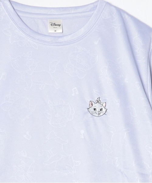 Disney(ディズニー)の「【DISNEY/ディズニー】胸ワンポイントキャラクター総柄DRYメッシュ半袖Tシャツ(吸水速乾)(Tシャツ/カットソー・レディース・ピンク/ライム/ラベンダー/ネイビー・LARGE/MEDIUM)」の13枚目の写真