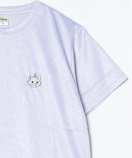Disney(ディズニー)の「【DISNEY/ディズニー】胸ワンポイントキャラクター総柄DRYメッシュ半袖Tシャツ(吸水速乾)(Tシャツ/カットソー・レディース・ピンク/ライム/ラベンダー/ネイビー・LARGE/MEDIUM)」の14枚目の写真