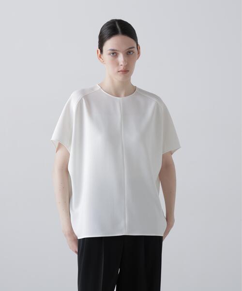 ADORE(アドーア)の「◆ストレッチジョーゼットブラウス(シャツ/ブラウス・レディース・ブルー/ホワイト/ブラック・38)」の1枚目の写真