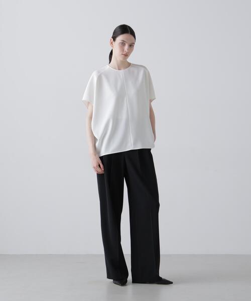 ADORE(アドーア)の「◆ストレッチジョーゼットブラウス(シャツ/ブラウス・レディース・ブルー/ホワイト/ブラック・38)」の6枚目の写真