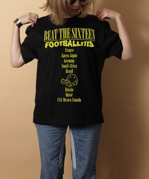 LIBERTY CITY（リバティシティ）の「【LIBERTY CITY/リバティーシティ】 [SMILEY] Tシャツ（Tシャツ/カットソー・メンズ・ブラック/ホワイト・3/4/2）」の2枚目の写真