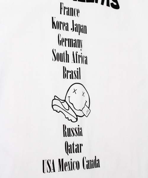 LIBERTY CITY（リバティシティ）の「【LIBERTY CITY/リバティーシティ】 [SMILEY] Tシャツ（Tシャツ/カットソー・メンズ・ブラック/ホワイト・3/4/2）」の7枚目の写真