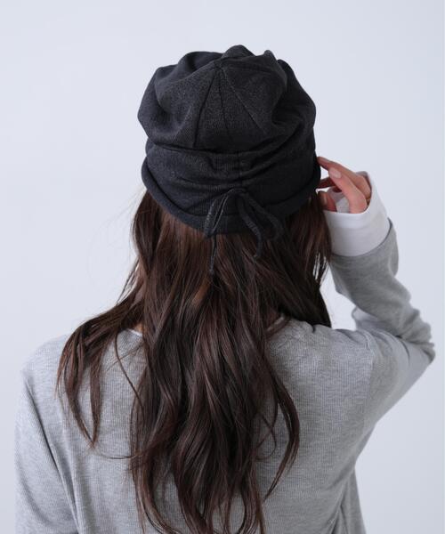 FREE'S MART（フリーズマート）の「ロールリボンワッチ（ニットキャップ/ビーニー・レディース・ベージュ/ブラック/グレー・ﾌﾘ-）」の5枚目の写真