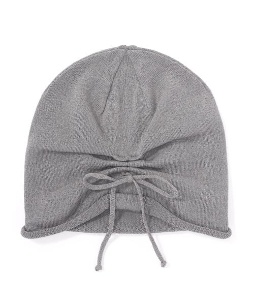 FREE'S MART（フリーズマート）の「ロールリボンワッチ（ニットキャップ/ビーニー・レディース・ベージュ/ブラック/グレー・ﾌﾘ-）」の11枚目の写真