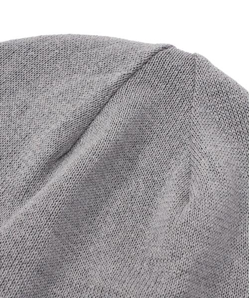 FREE'S MART（フリーズマート）の「ロールリボンワッチ（ニットキャップ/ビーニー・レディース・ベージュ/ブラック/グレー・ﾌﾘ-）」の13枚目の写真